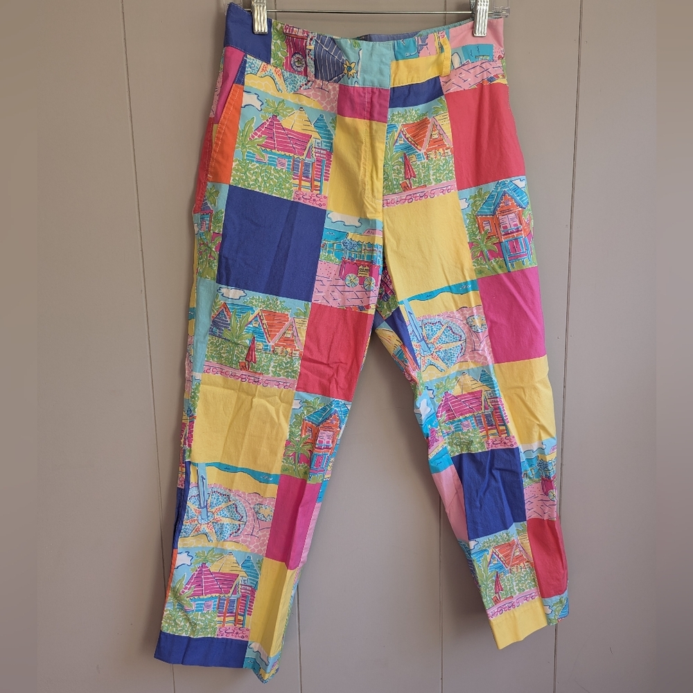 Lilly Pulitzer vintage cropped capri pants